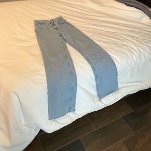 Zara wide leg jeans, 2021 season!